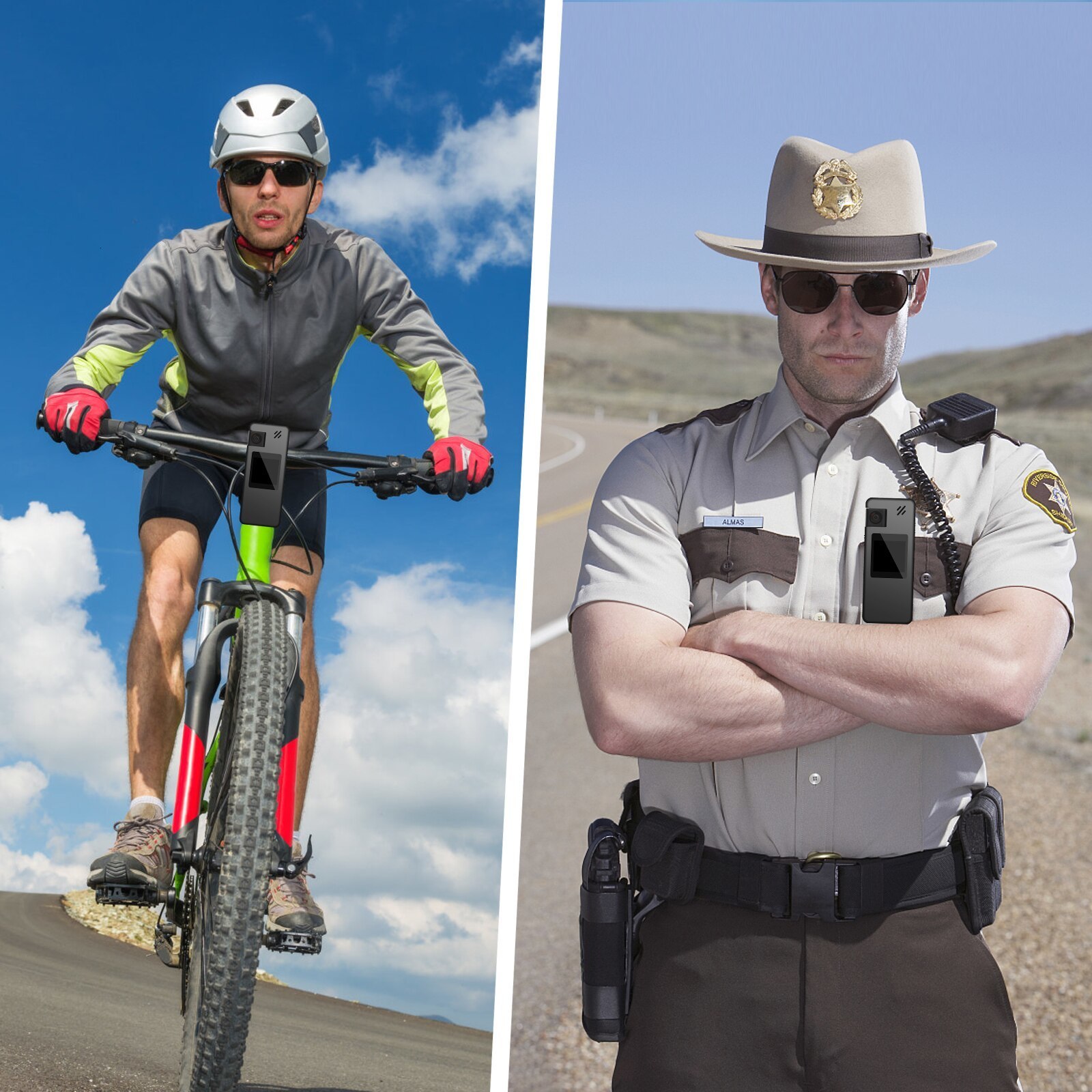 Mini Cameras A32 Wearable Camera Video Recorder with Back Clip FHD 1080P Sports DV 180 Rotatable Lens Motion Detection for Riding Bike 230830