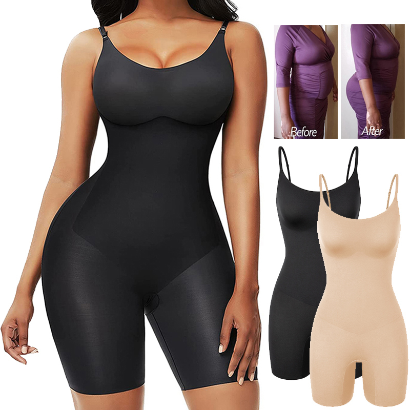 Waist Tummy Shaper Full Body Shaper Fajas Colombianas Seamless Women Bodysuit Slimming Waist Trainer Shapewear Push Up Butt Lifter Corset 230829