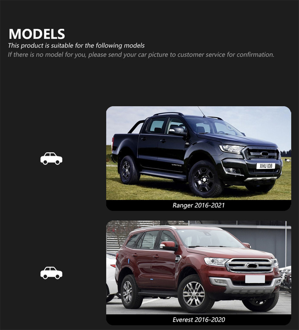 Car Styling Headlights For Ranger Raptor Headlight 20 16-20 21 Endeavour Full LED Styling LED Daytime Lights