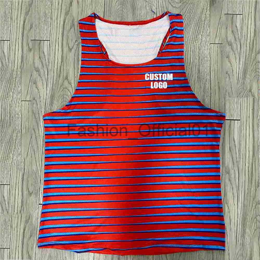 Brand Run Athletics Tank Top Runnning Speed Fitness Shirt Mens Clothing Guys Sleeveless Vest Athlete Track Field Singlet x0830