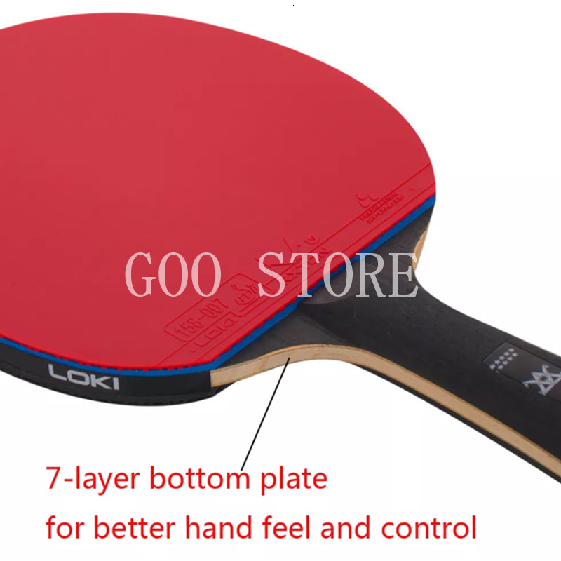 Table Tennis Raquets LOKI E9 Star 7 star 6star 5star 4 3 2 Carbon Racket Blade Ping Pong Bat Competition Paddle 230829