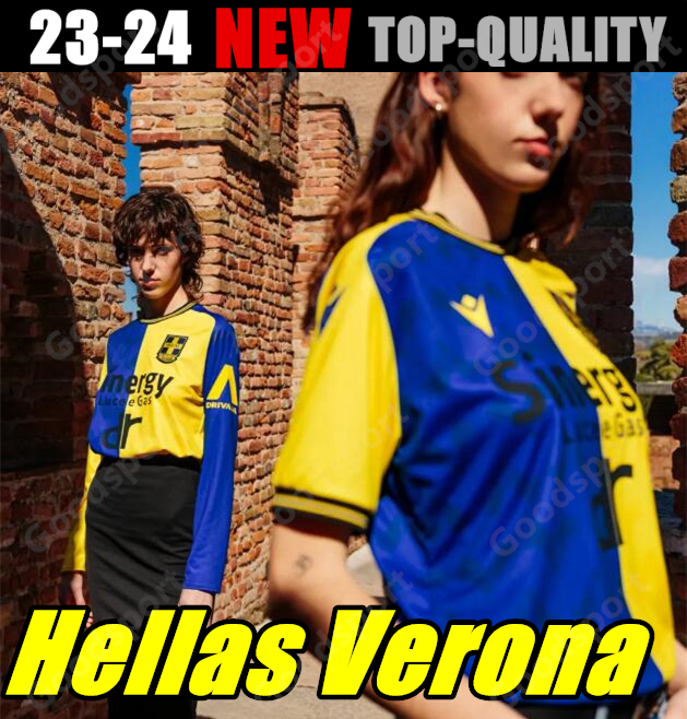2023 Hellas Verona Fchrustic Mens Soccer Jerseys Henry Verdi Lasagna Tameze Doig 120th Anniversary Football Shirts Short Sleeve