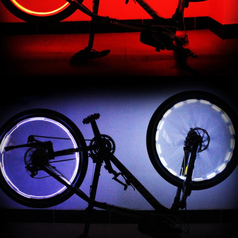 Bike Lights Bicycle Wheel Mountain Frame Decoration Spoke Night Riding 230830
