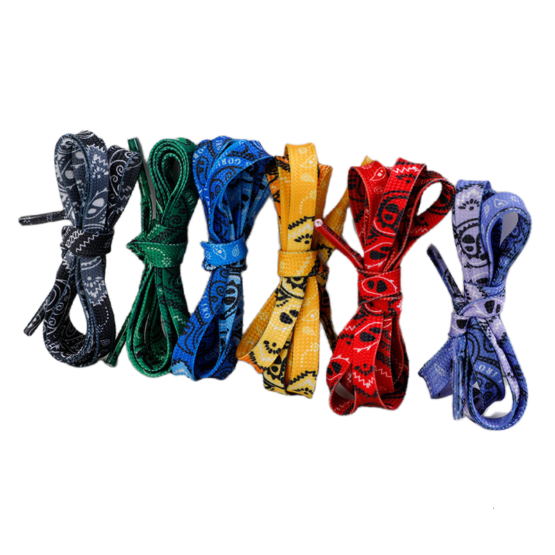 Shoe Parts Accessories 6 color Fashion Colorful Shoelaces Creative Unisex Flat Canvas Sneakers AF1 Flat Shoes Laces Shoes Strings offwho lace 12014016