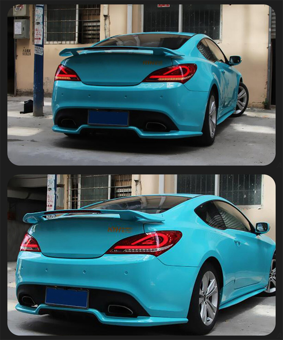 LED Car Rear Lamp Assembly for Hyundai Rohens Coupe 2009-2012 Brake Reverse Taillight LED DRL Signal Lights