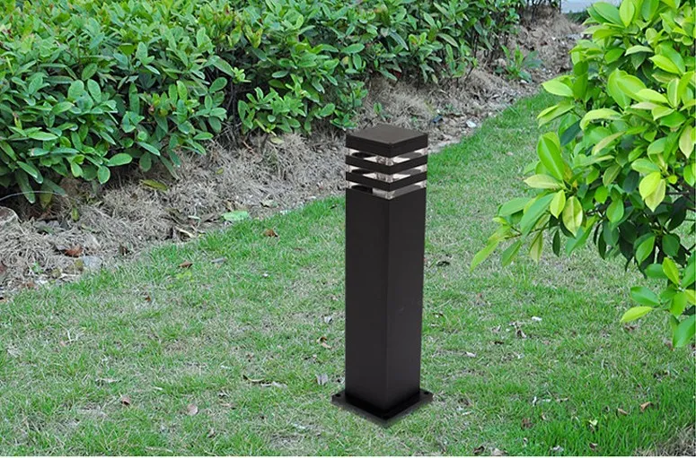 waterproof modern square garden park LED Lawn Lamps lights 110V 120V lawn post light outdoor LLFA LL