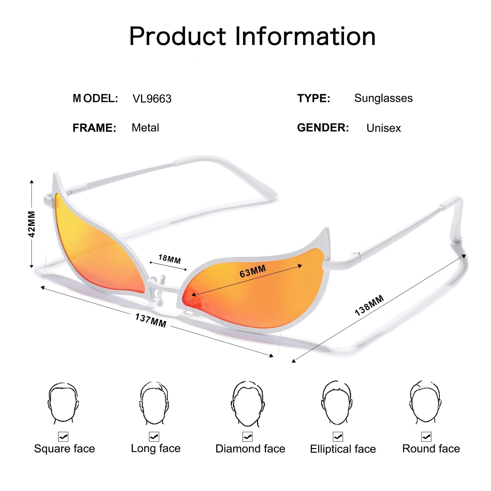 Fashion Sunglasses Frames Anime Character Donquixote Doflamingo with Glasses Accessories Cosplay Props 230831