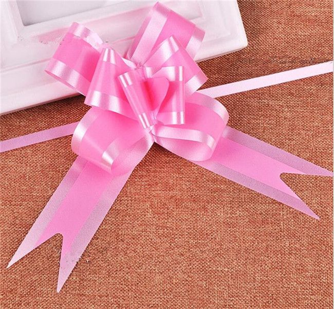 Party Decoration 20pcs Pull Flower Wedding Decoration Snow Gauze Ribbon Bow Hand Pull Flower Ribbon Holiday Gift Decoration Packaging ZZ