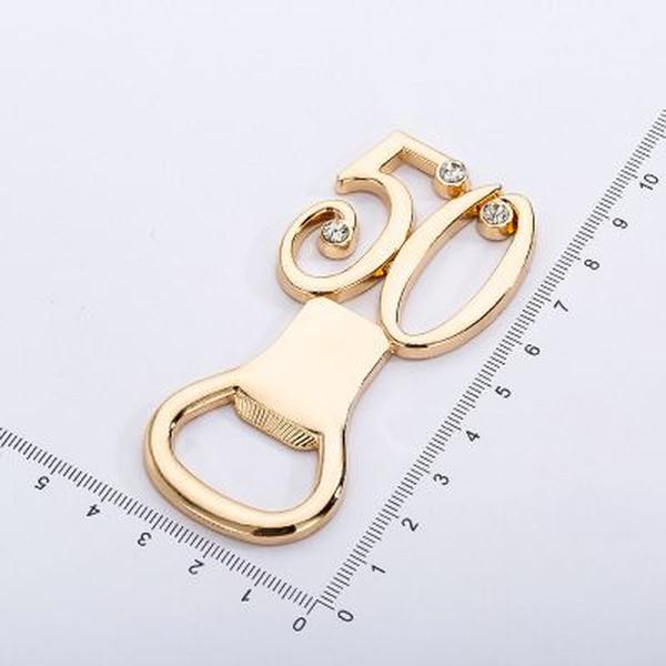 2019 new beautiful birthday party gift explosion gold number wedding beer bottle opener into the store to choose more styles ZZ