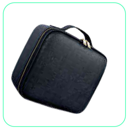NXY cosmetic bags New travel makeup bag cases eva vanity case with led 3 lights mirror 220118