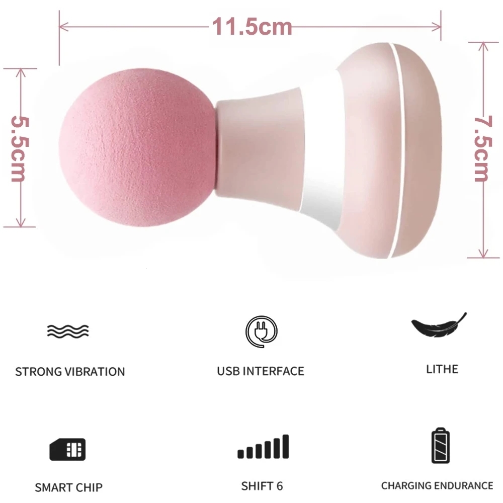 Full Body Massager Mini Handheld Massage Gun Deep Tissue Electric Muscle Percussion Device Massage Machine for Travel Home Daily Relax 230831