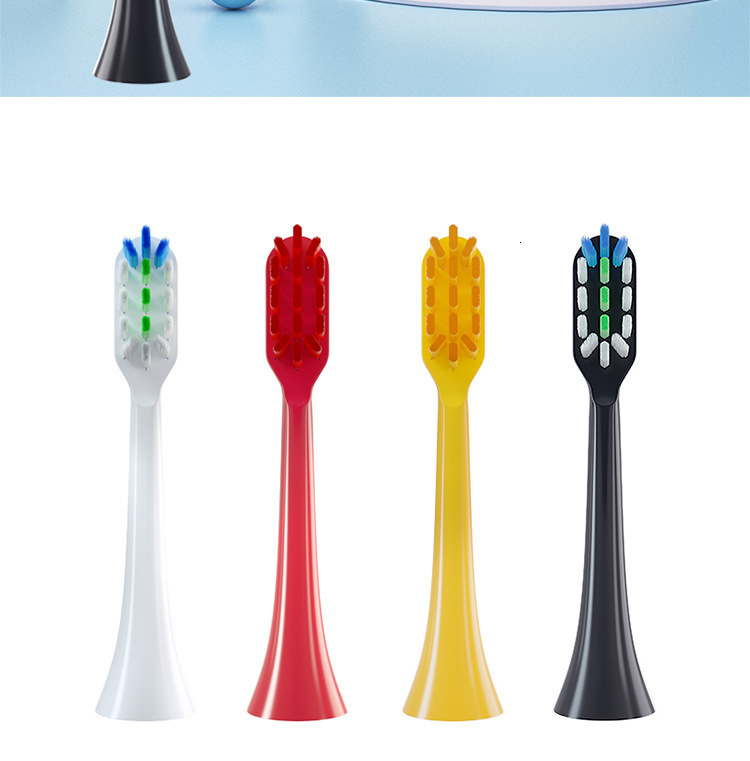 Toothbrush 4 Different Colors Toothbrush Head Soft Bristles Electric Replacement 230831