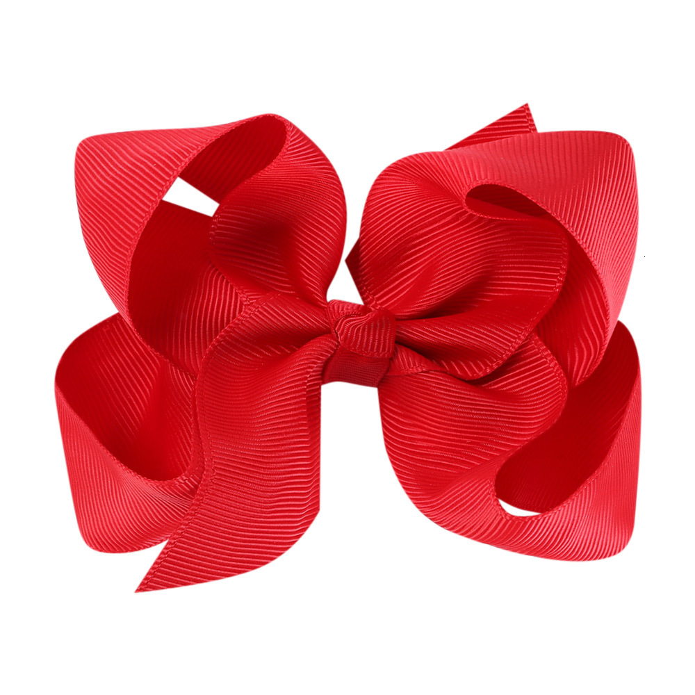 Hair Accessories CN 30Pcs/lot 4" Solid Hair Bows With Clips For Kids Girls Boutique Ribbon Hair Clips Classic Hair Bows Hair Accessories 230830