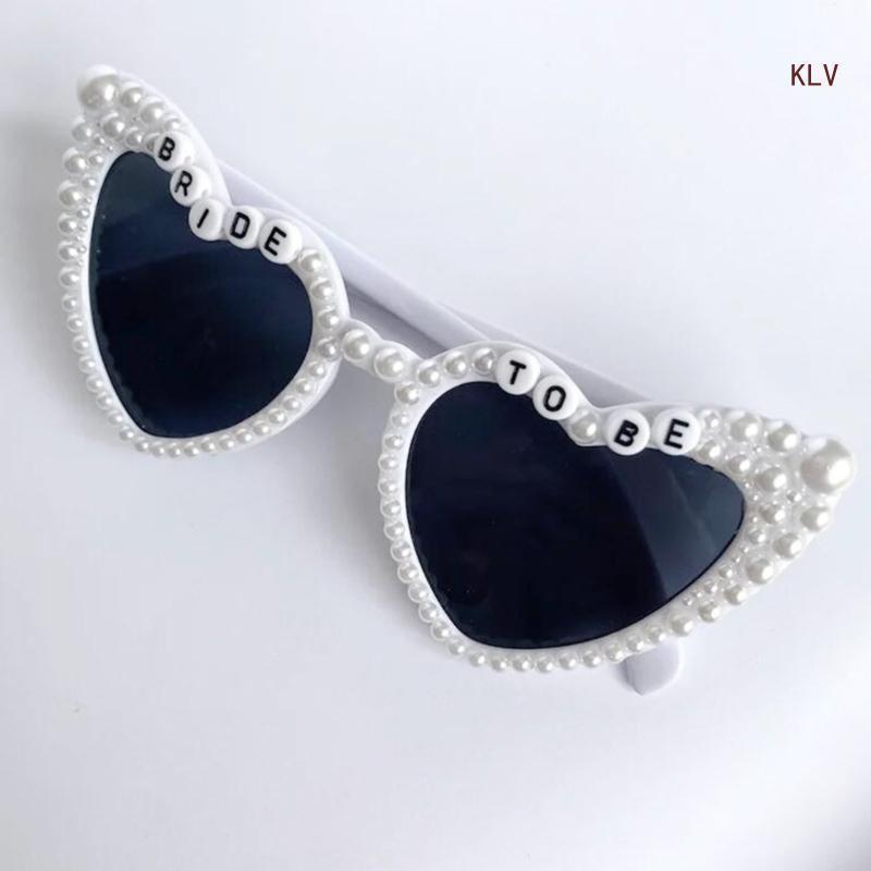 Fashion Sunglasses Frames Heart shape Bride To Be Gift Bachelorette Party Engagement Decors Bridesmaids Group 230831