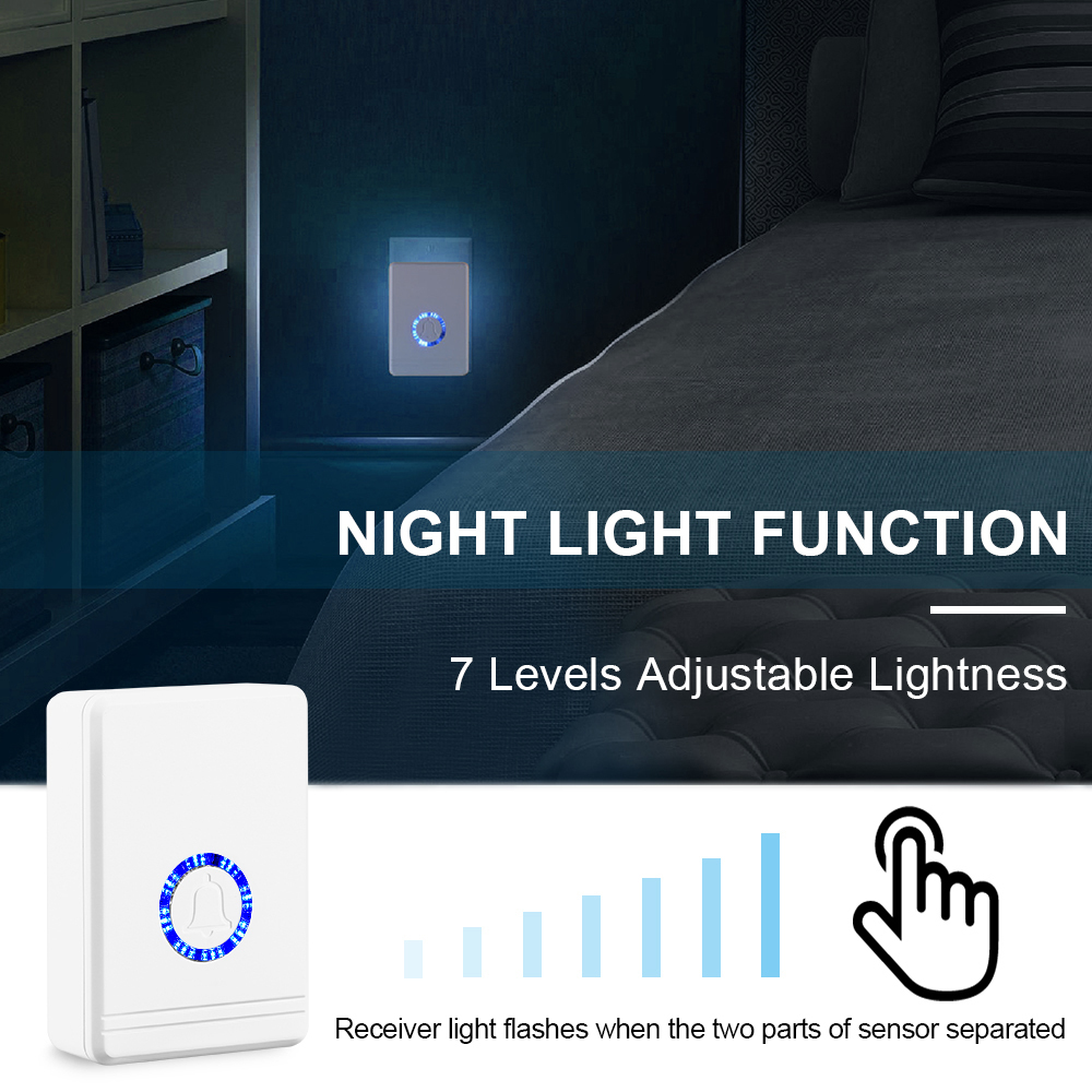 Video Door Phones Sectyme Opening Sensor Wireless And Window Security Alarm Home Open Chime Fast Delivery 230830