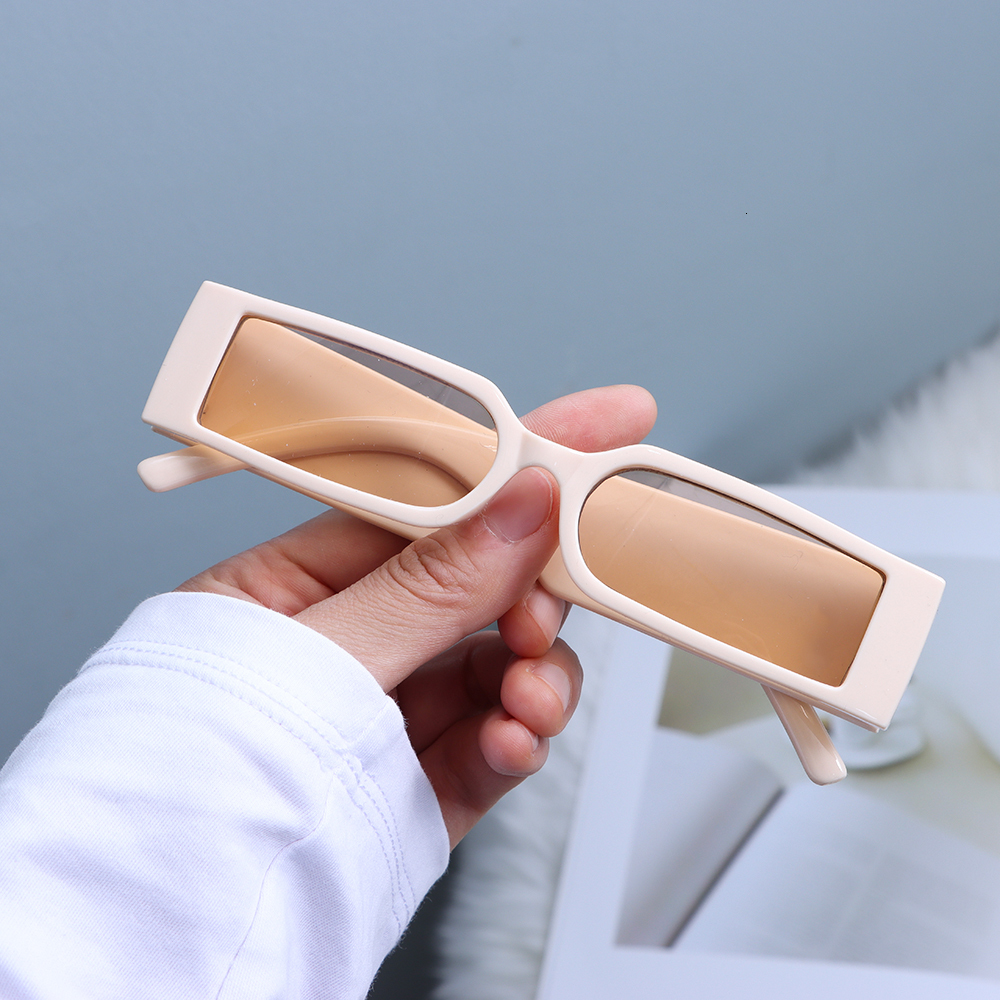 Fashion Sunglasses Frames Vintage Rectangle for Women Men Retro Small Frame Sun Glasses Hip Hop Shades UV400 Eyewear 230831