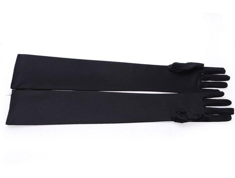 Bridal Glove 6 Color Women Evening Party Long Wedding Satin Bridal Gloves ZZ