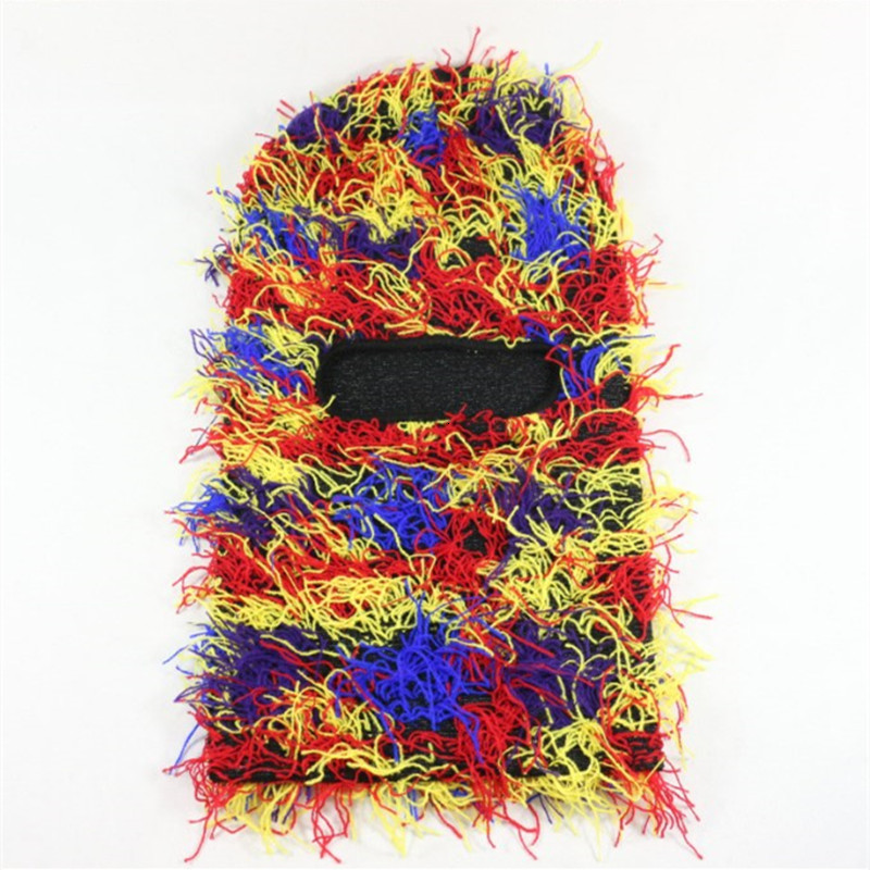 BeanieSkull Caps Balaclava Distressed Knitted Full Face Ski Mask Shiesty Mask Camouflage Balaclava Knit Fuzzy Balaclava Ski Balaclava 230831