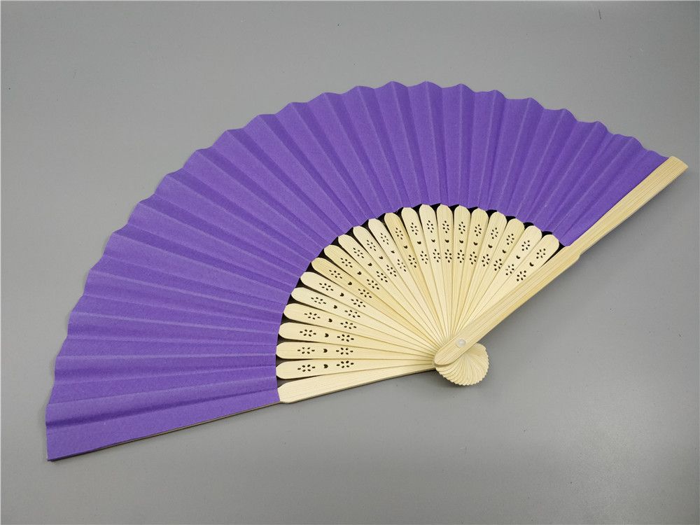 personalized paper folding hand fans wedding favors gifts bridal shower giveaways 50pcs lot wholesales ZZ