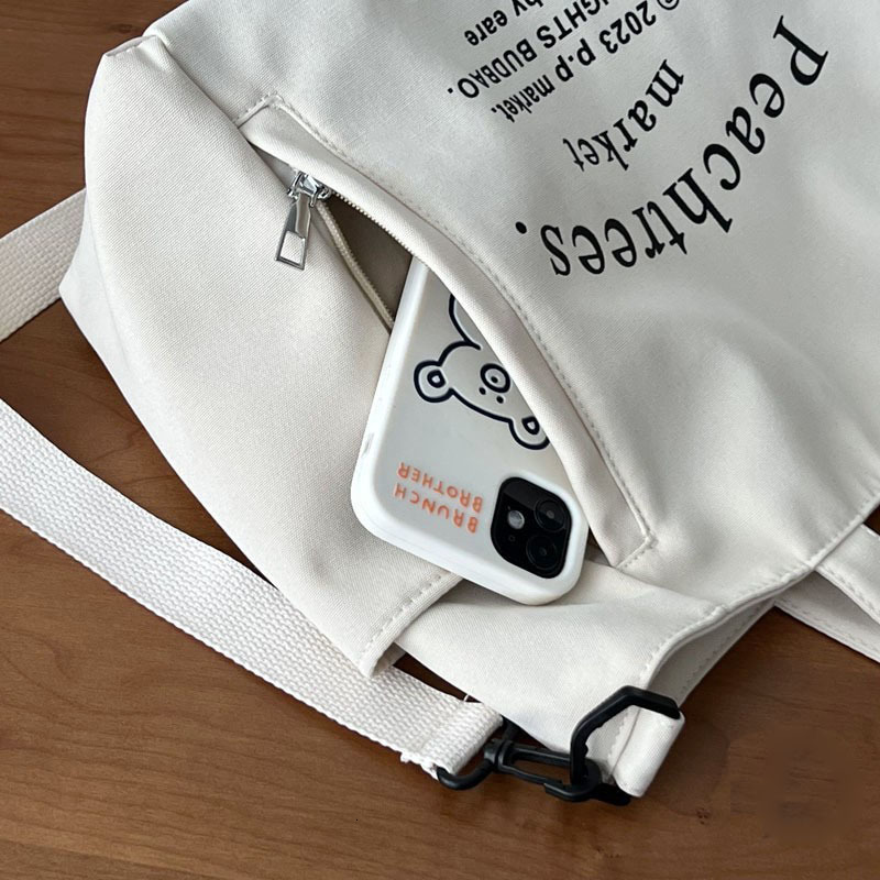 Evening Bags Hylhexyr Woman Polyester Fibre Crossbody Bag Canvas Handbag Shoulder Tote With Removable Adjustable Strap 230831