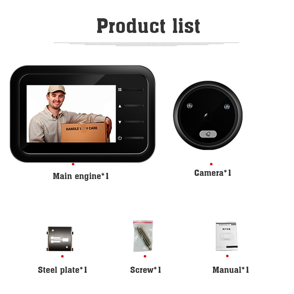 Video Door Phones Viewer Peephole Camera Doorbell with Wireless Monitor Live View Available Digital P o Shooting Monitoring 230830