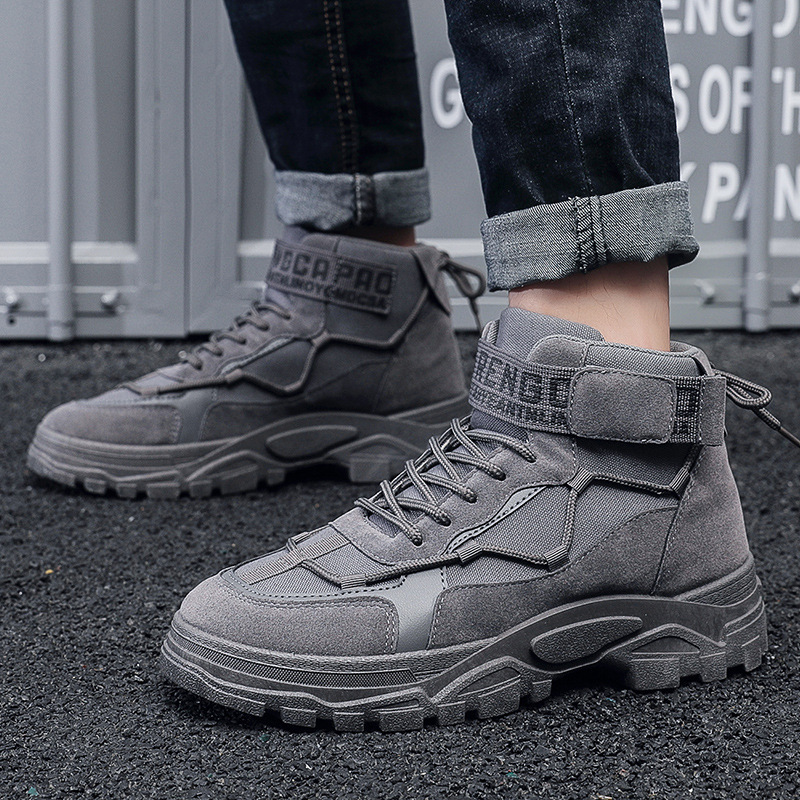 Tactical Military Combat Outdoor Hiking Winter Shoes Light Non-slip Men Desert Ankle Boots dh2334238