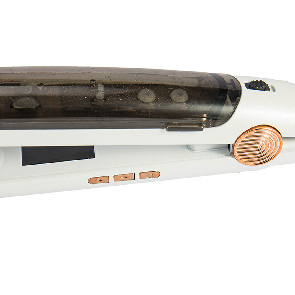 Hair Straighteners Professional Infrared Steam Straightener Wide Plate Salon Styler Ceramic Tourmaline Flat Iron Styling Tools 230831