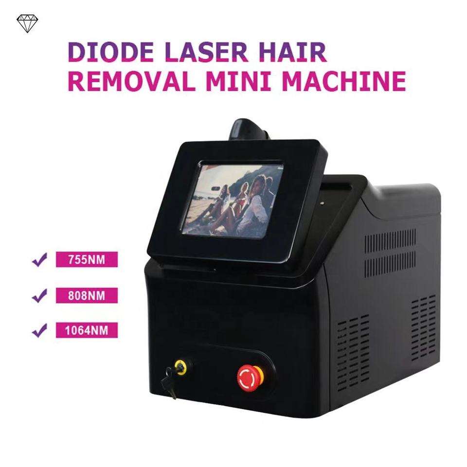 Professional Diode Laser Fast Painless Permanent Hair Removal Machine Skin Tightening Beauty Instrument with Safe Skin Cooling Technology