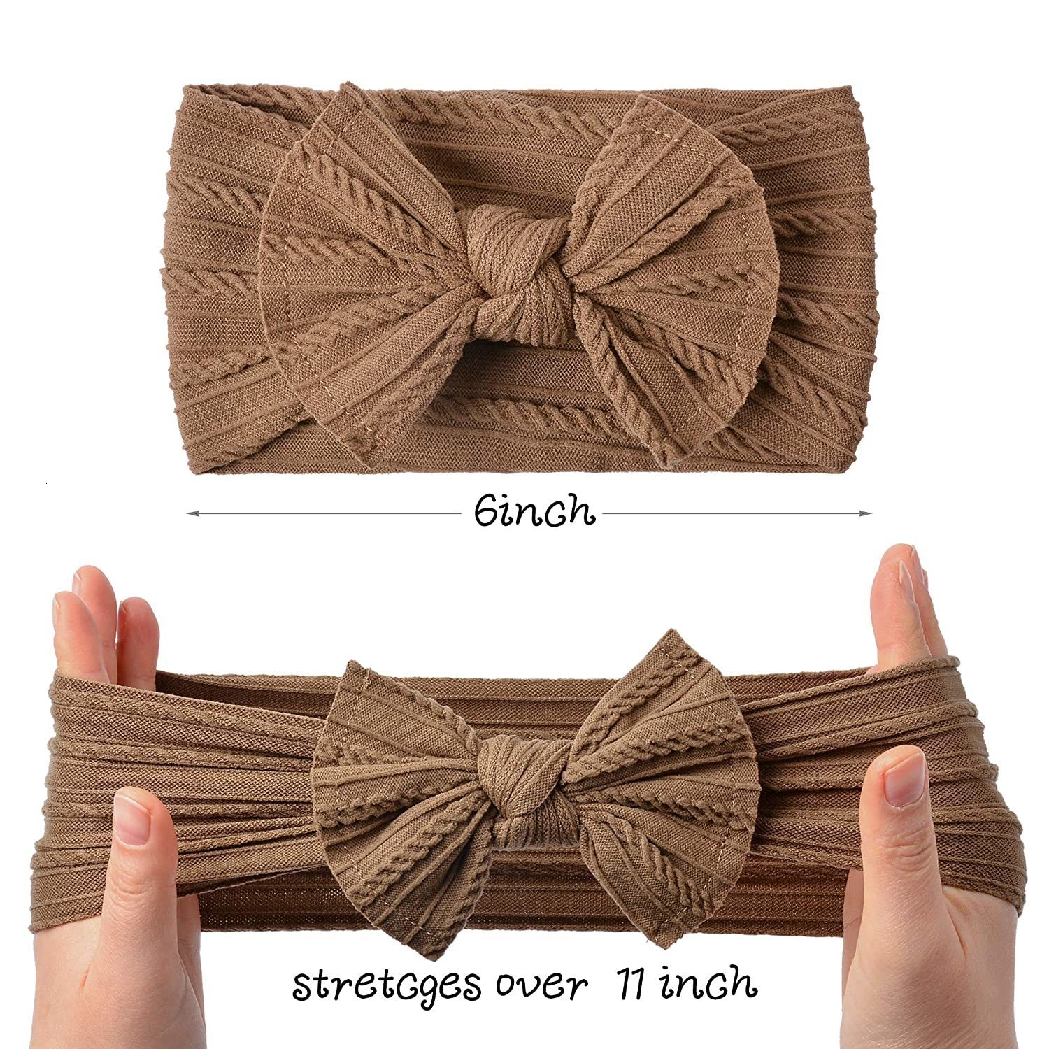 Hair Accessories 12 Pack Baby Nylon Headbands Hairbands Hair Bow Elastics Handmade Hair Accessories for Baby Girls born Infant Toddlers Kids 230830