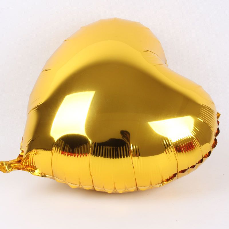 Foil Balloons Love Heart Shape Balloon Propose Balloon Wedding Valentine's Day Decorative Balloon Random Colour ZZ