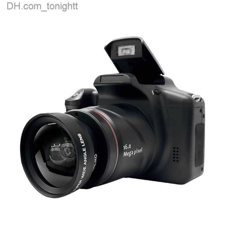 Camcorders Professional Photography Camera SLR Digital Camcorder Portable Handheld 16X Zoom 16MP HD Output Selfie Q230831