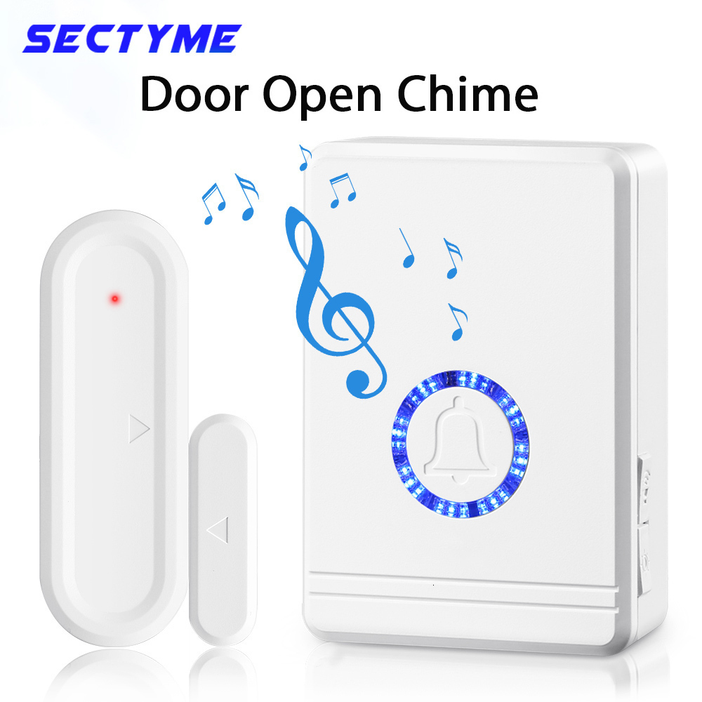 Video Door Phones Sectyme Opening Sensor Wireless And Window Security Alarm Home Open Chime Fast Delivery 230830
