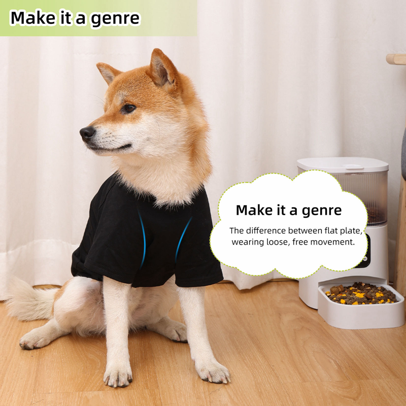 Dog Shirts Blank T-Shirt Soft for Small Medium Large Dogs Puppy Clothes Breathable Cotton Cat Basic Shirt Kitten Apparel Adorable Cozy Casual Fashion 