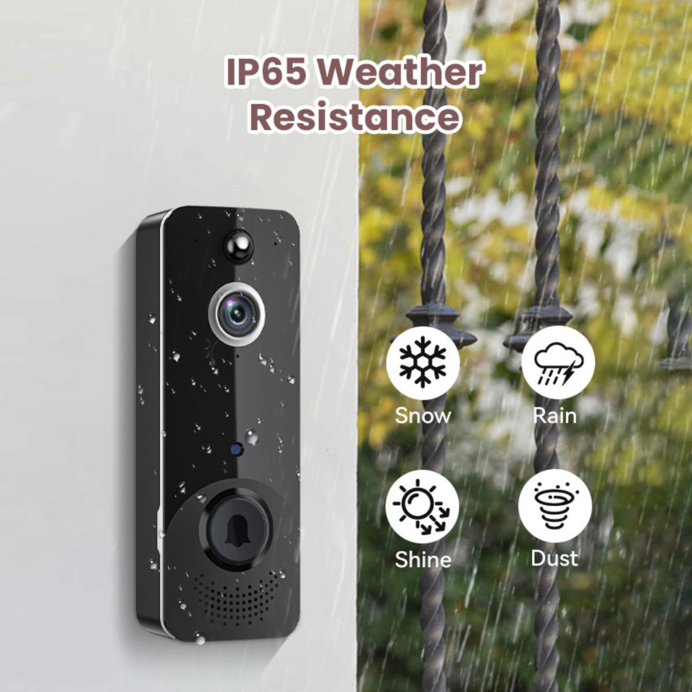 Video Door Phones WiFi Doorbell Camera Chime Wireless CMOS Support 2 Way Audio Motion Detection Infrared Night Vision Real time 230830