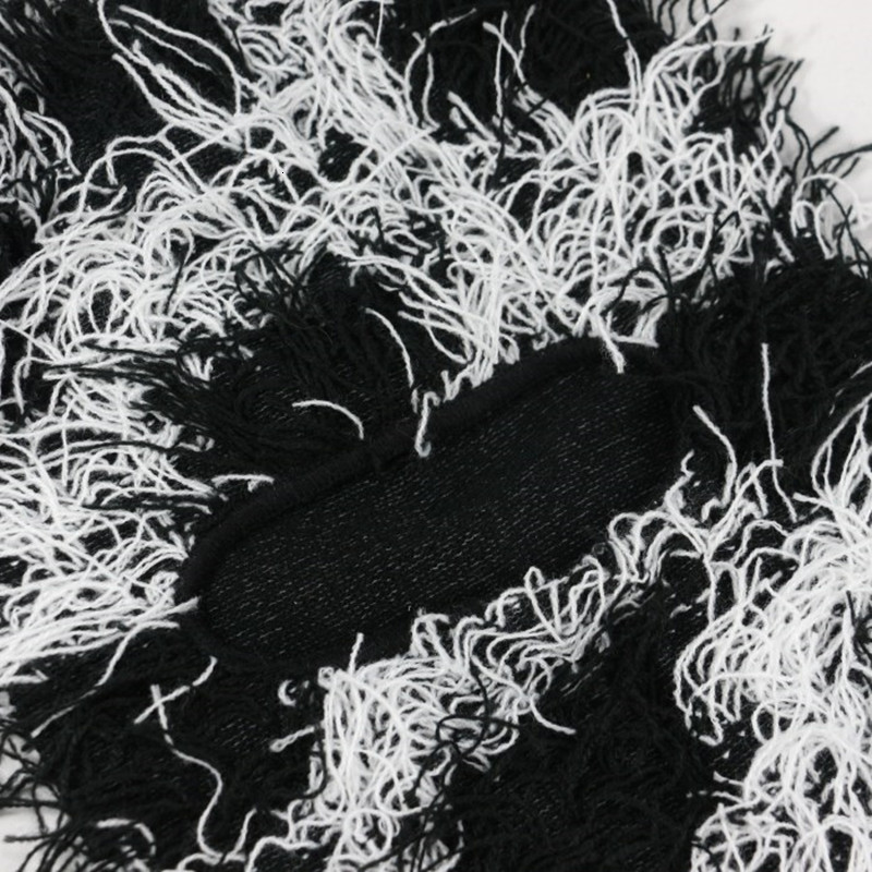 BeanieSkull Caps Balaclava Distressed Knitted Full Face Ski Mask Shiesty Mask Camouflage Balaclava Knit Fuzzy Balaclava Ski Balaclava 230831