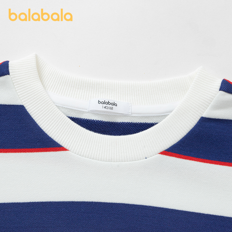 Hoodies Sweatshirts Balabala Toddler 2023 Boy Sweater Spring Autumn Fashion Striped Long Sleeved T Shirt Top 230830