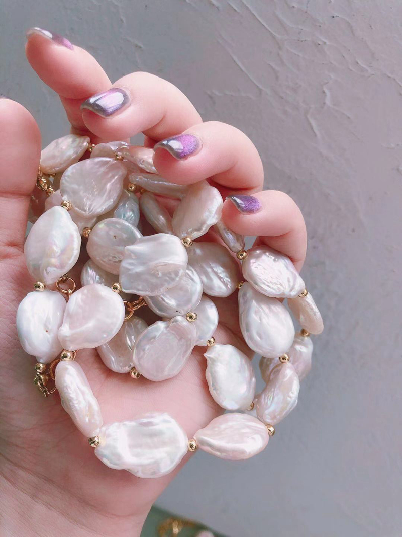 Pendant Necklaces Brass With 18K Gold Real Natural Baroque Pearl Choker Necklace Wedding Jewelry Runway T Show Party Gown Gothic Japan Korean 230831