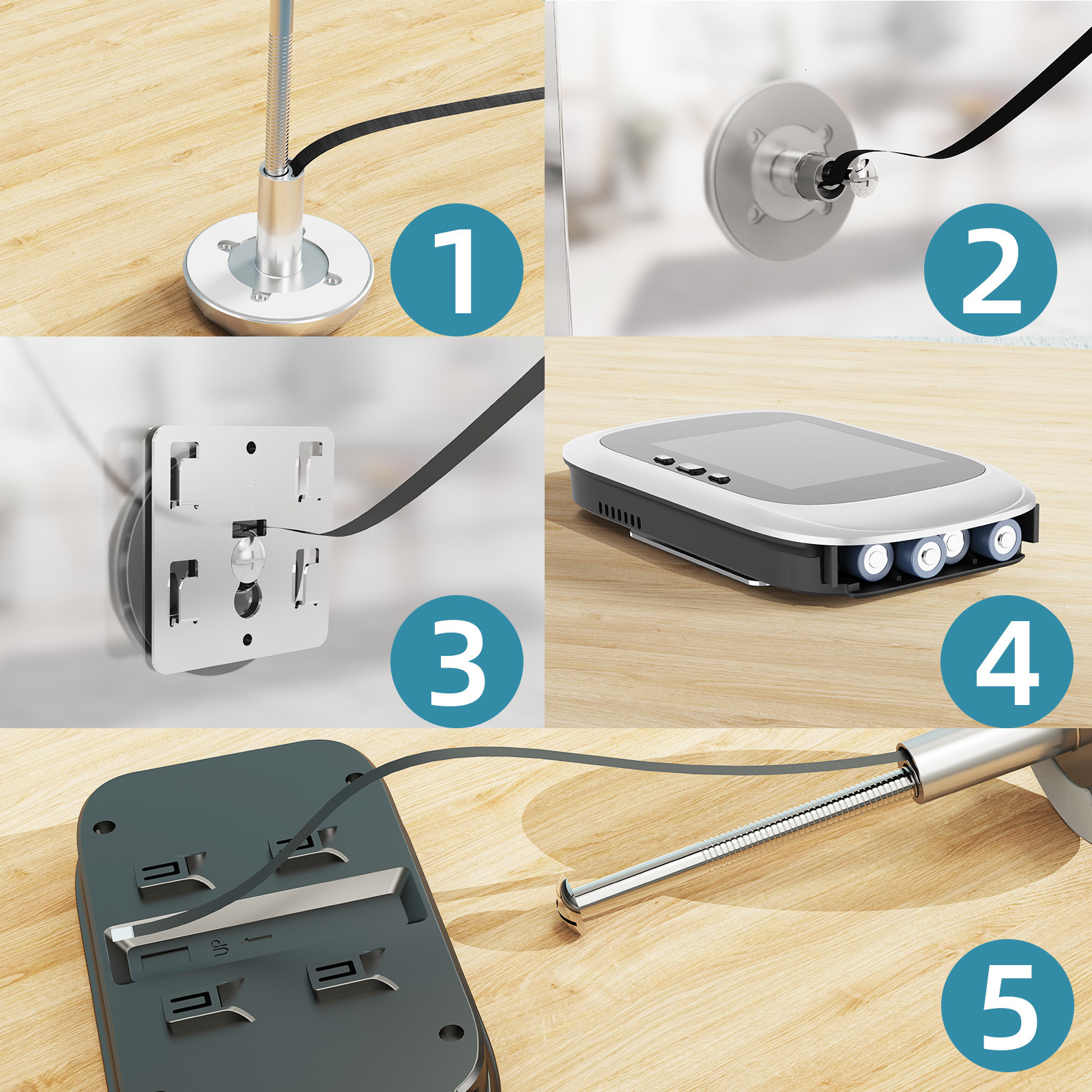 Video Door Phones TakTark Digital Viewer Integrated Doorbell with Night Vision Electronic Peephole 2 8 inch LCD Screen 230830