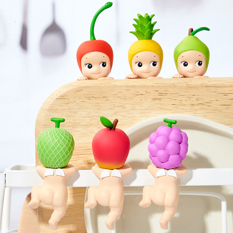 Blind box Sonny Angel Hippers Blind Box Chin Mystery Box Computer Car Decoration Anime Figures Toys Fruit Vegetable Cute Surprise Box 230831