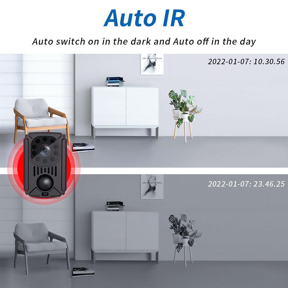 Mini Cameras 1080P MD31 Body Camera HD Pocket Cam Night Vision Small for PIR Video Recorder Sport DV 230830