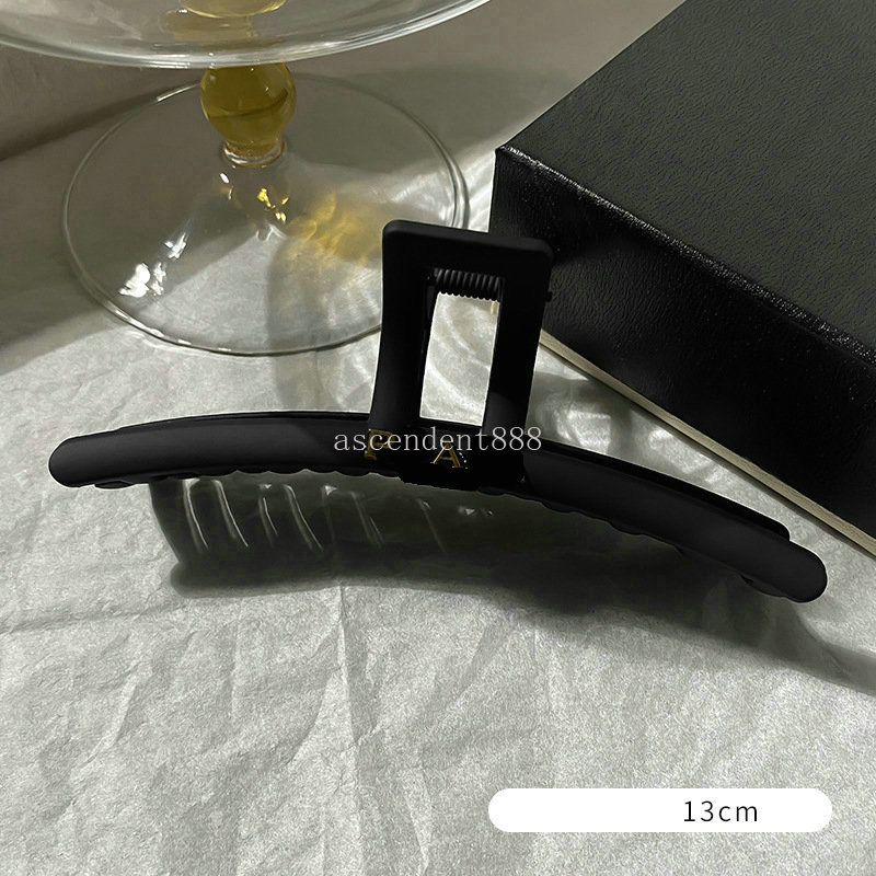 Women Fashion Designer Clip Letter P large shark clip Girl Temperament Claw Headwear Hairpin Hair Accessories Gift Free shipping