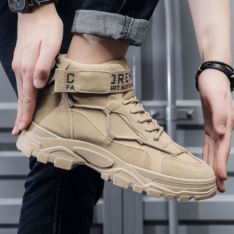 Tactical Military Combat Outdoor Hiking Winter Shoes Light Non-slip Men Desert Ankle Boots dh2334238
