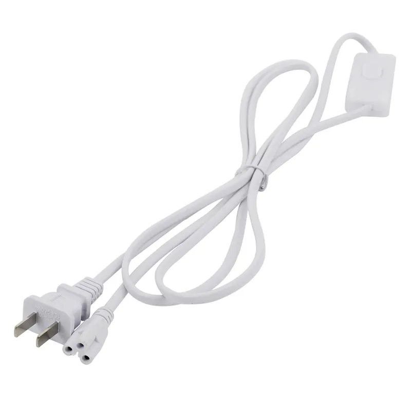 T5 T8 connecting wire Power cords with standard US plug for T5 T8 integrated led tubes 3 Prong 100cm 150cm extension Cable LL