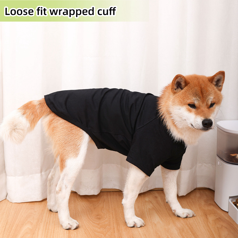 Dog Shirts Blank T-Shirt Soft for Small Medium Large Dogs Puppy Clothes Breathable Cotton Cat Basic Shirt Kitten Apparel Adorable Cozy Casual Fashion 