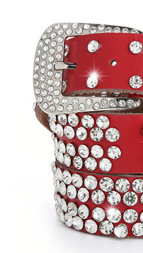 Belts Women Y2K Bling s Belt Girls Skull Belts Second Layer Cow Skin Top Quality Strap Female for Jeans 230831