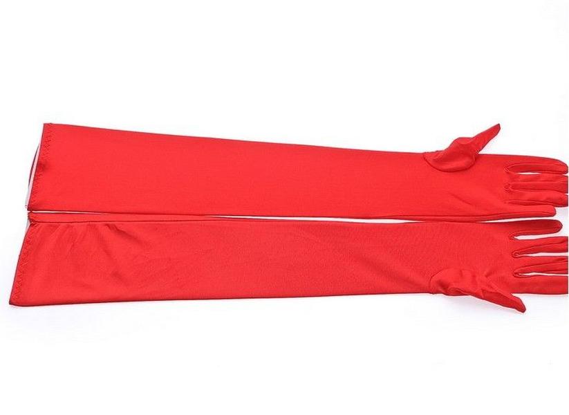 Bridal Glove 6 Color Women Evening Party Long Wedding Satin Bridal Gloves ZZ