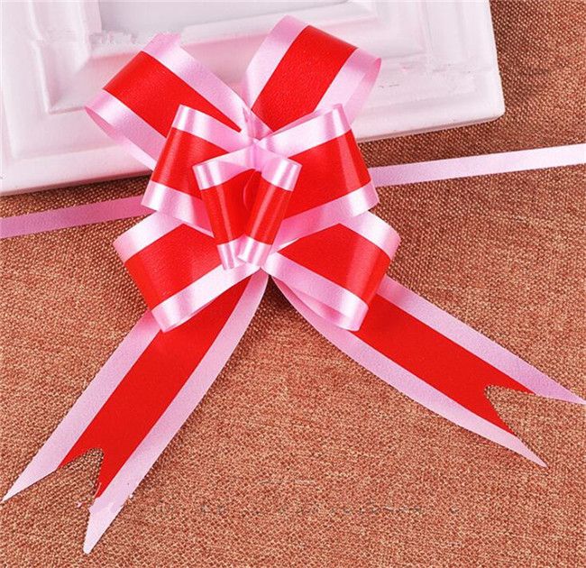 Party Decoration 20pcs Pull Flower Wedding Decoration Snow Gauze Ribbon Bow Hand Pull Flower Ribbon Holiday Gift Decoration Packaging ZZ