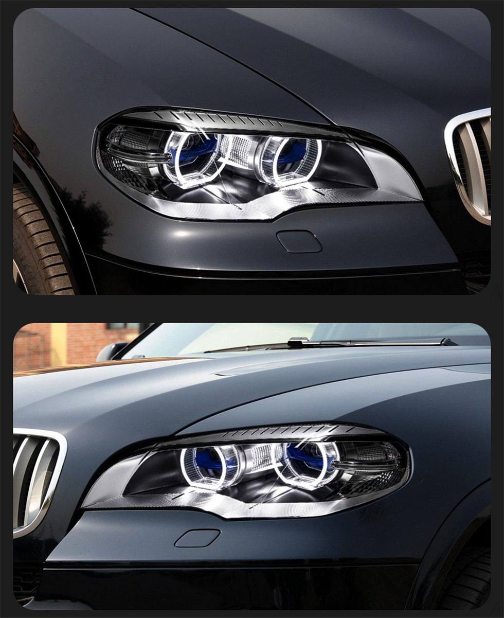 LED Laser Style Headlight for BMW X5 Running Headlights 2007-2013 E70 High Low Beam DRL Signal Lamp