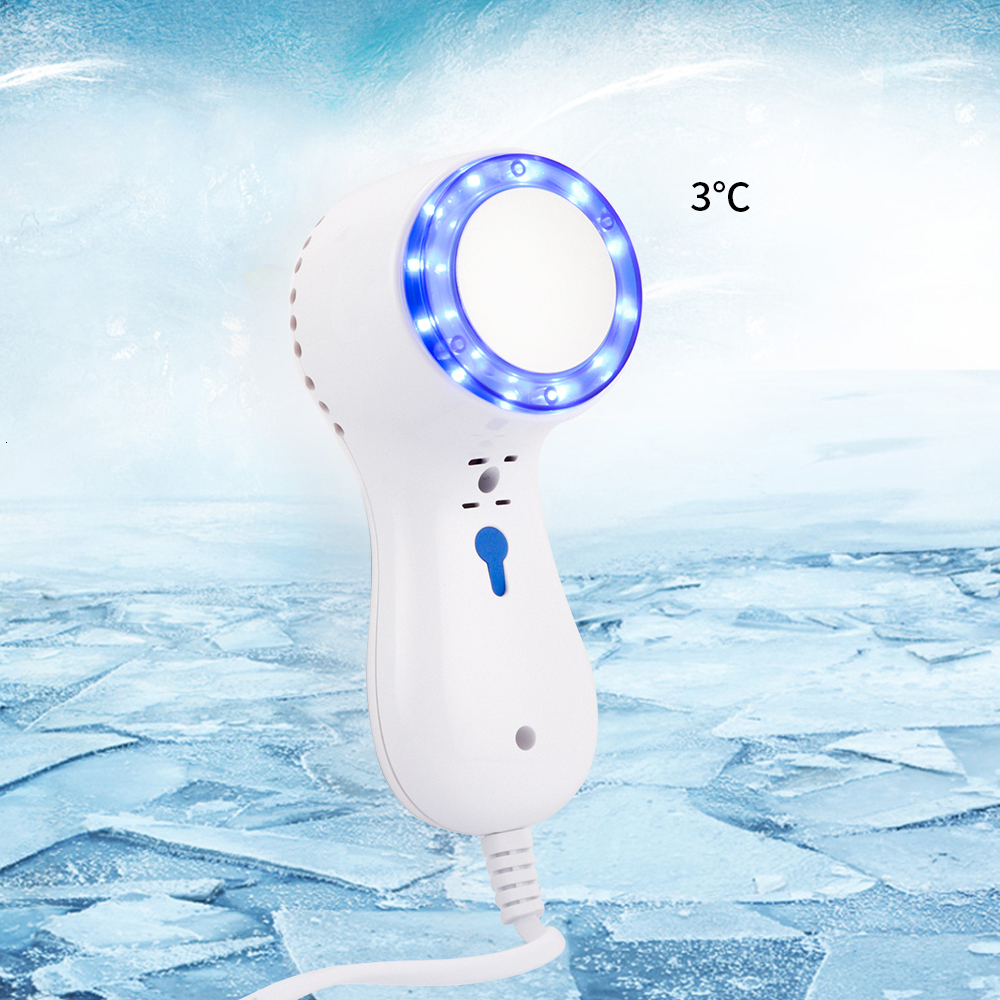 Face Care Devices Cryotherapy Skin Cooling Machine Cold Compress Blue P on Skincooler Calming Ice Cooler Reduce Swelling Shrink Pore 230831