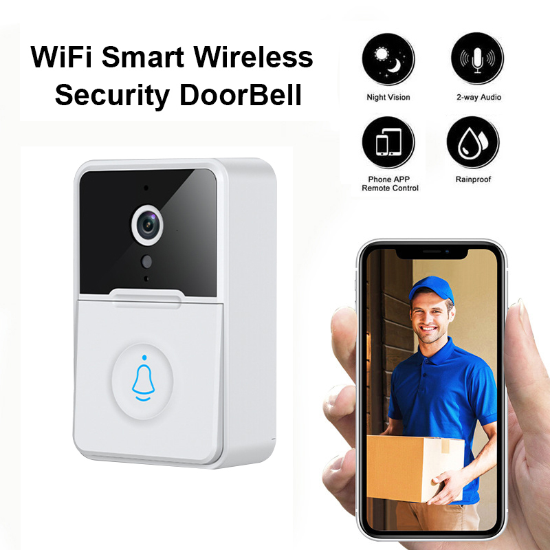 Video Door Phones WiFi Doorbell Smart Home Wireless Security Protection Camera Ring Bell Intercom Night Vision Rechargeable Kement APP 230830